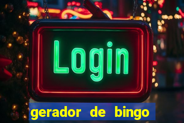 gerador de bingo de palavras